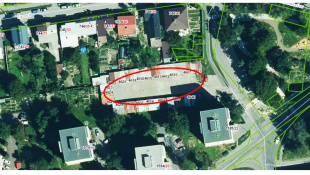Lokalita stavebných prác / garáže na Osloboditeľov