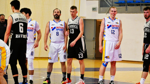 1. BK Humenné - Ravens Košice 97:46, 2. liga muži