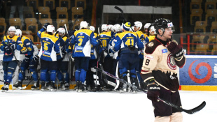 HC 19 Humenné - Žiar n/Hr. 3:2 pp / semifinále 1