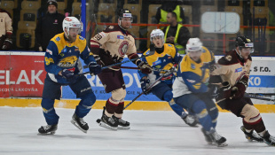 HC 19 Humenné - Žiar n/Hr. 3:2 pp / semifinále 1
