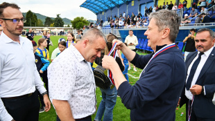Dekorácia víťaza 3. ligy - FK Humenné