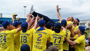 Dekorácia víťaza 3. ligy - FK Humenné