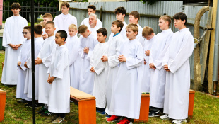 Saleziáni v Humennom / slávnosť 40 rokov pôsobenia