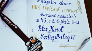 MARTIN BALOGÁČ a PETER KAROĽ (so svetovým bronzom)... u primátora
