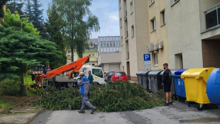 Po sobotňajšej búrke tzv. "čistiaca" nedeľa