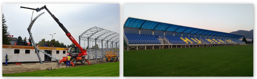 Rekonštrukcia futbalového štadióna v Humennom