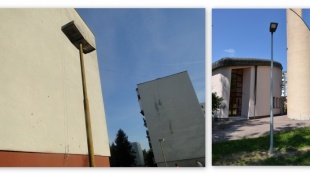Rekonštrukcia verejného osvetlenia na Sídlisku III - pred a po