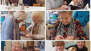 návšteva našich seniorov ZŠ Kudlovská