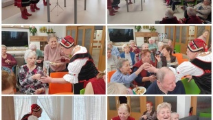Vystúpenie skupiny Zornica a vianočný punč.