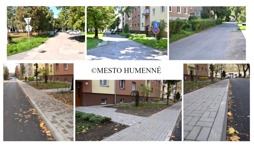 Rekonštrukcia cesty a chodníka na Dobrianskeho ulici