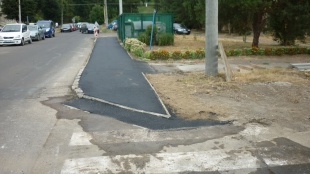 Oprava chodníka na Ulici Nemocničnej - po