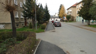 Oprava chodníka na Ulici Krátka - po