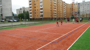Multifunkčné ihrisko na Partizánskej ulici - po