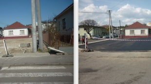 Rekonštrukcia parkoviska na ul. Nemocničná - pred a po