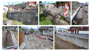 Oporný múr (Sadová - Jilemnického sady)